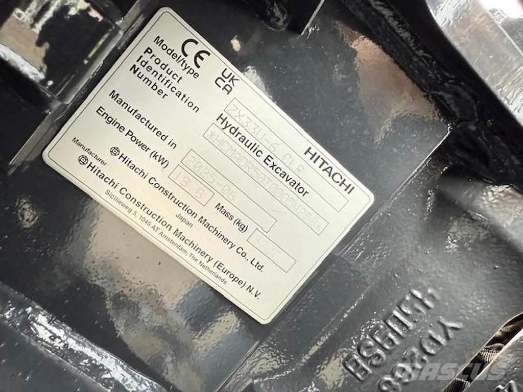 Hitachi ZX33U-6 Mini Escavadoras <7t