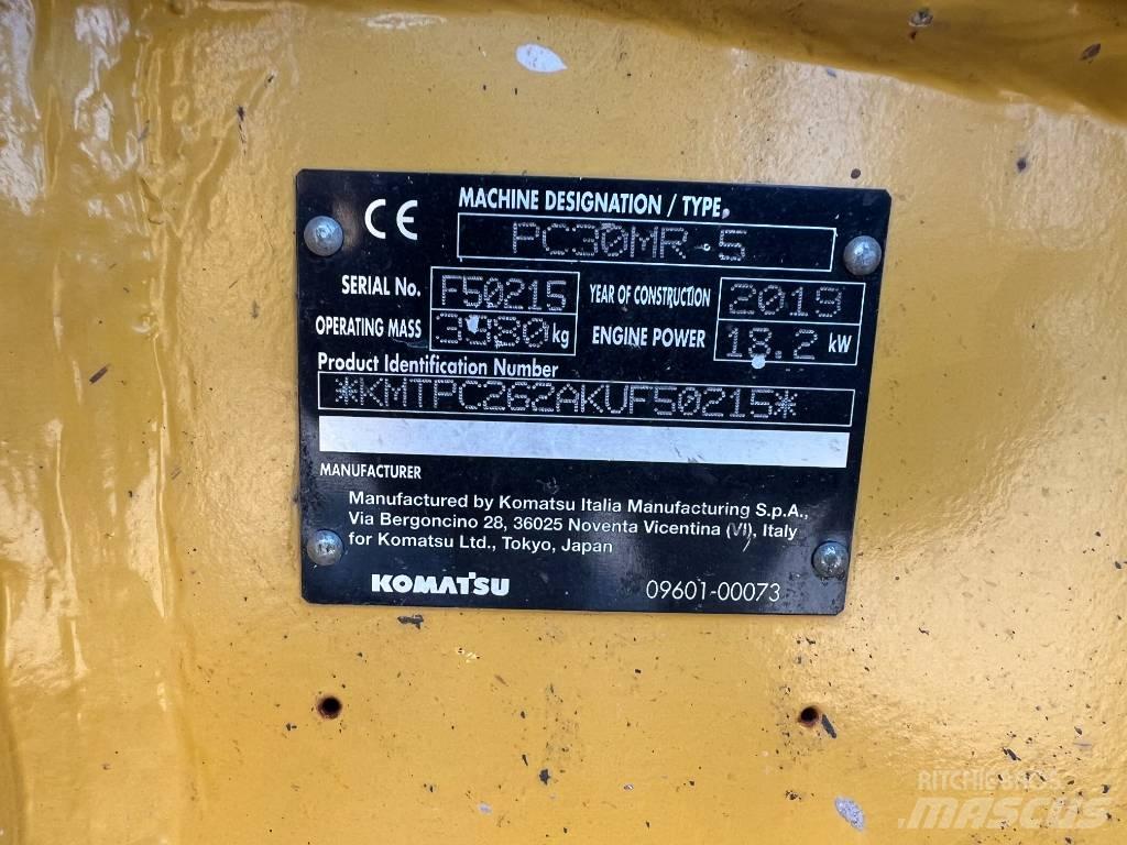 Komatsu PC 30 MR-5 Mini Escavadoras <7t