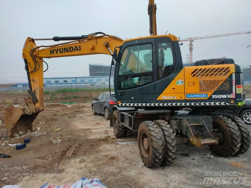 Hyundai 210W Escavadoras de rodas