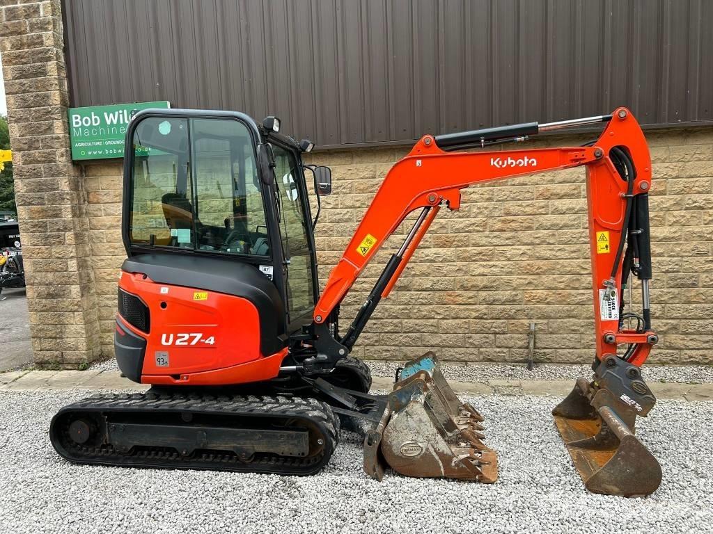 Kubota U27-4 Mini Escavadoras <7t