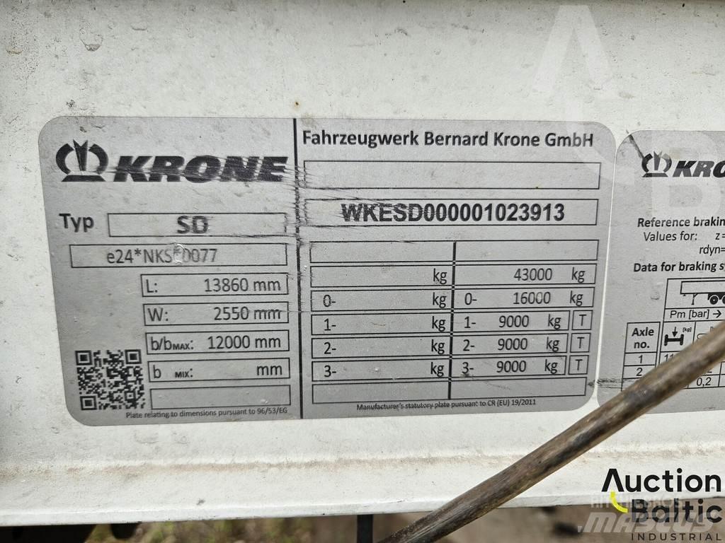 Krone SK 3855 Semi Reboques Cortinas Laterais