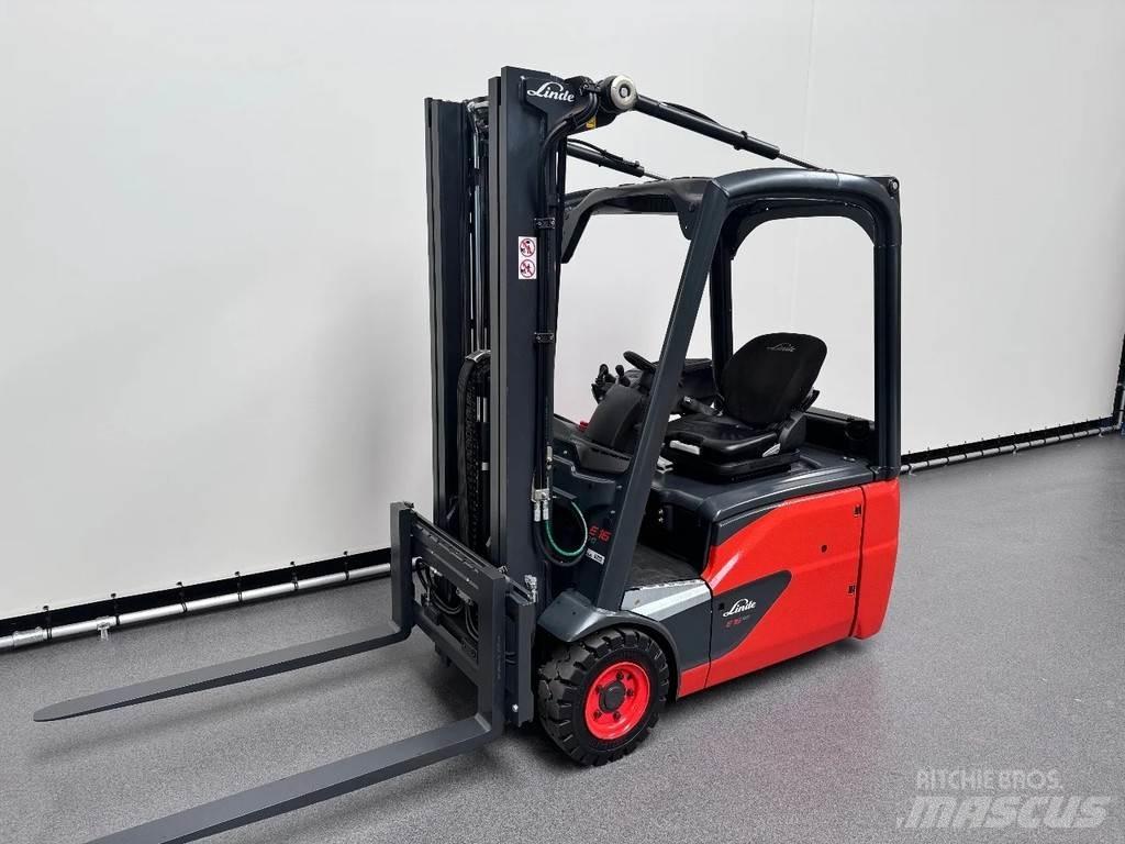 Linde 386 E 16-02 Empilhadores eléctricos
