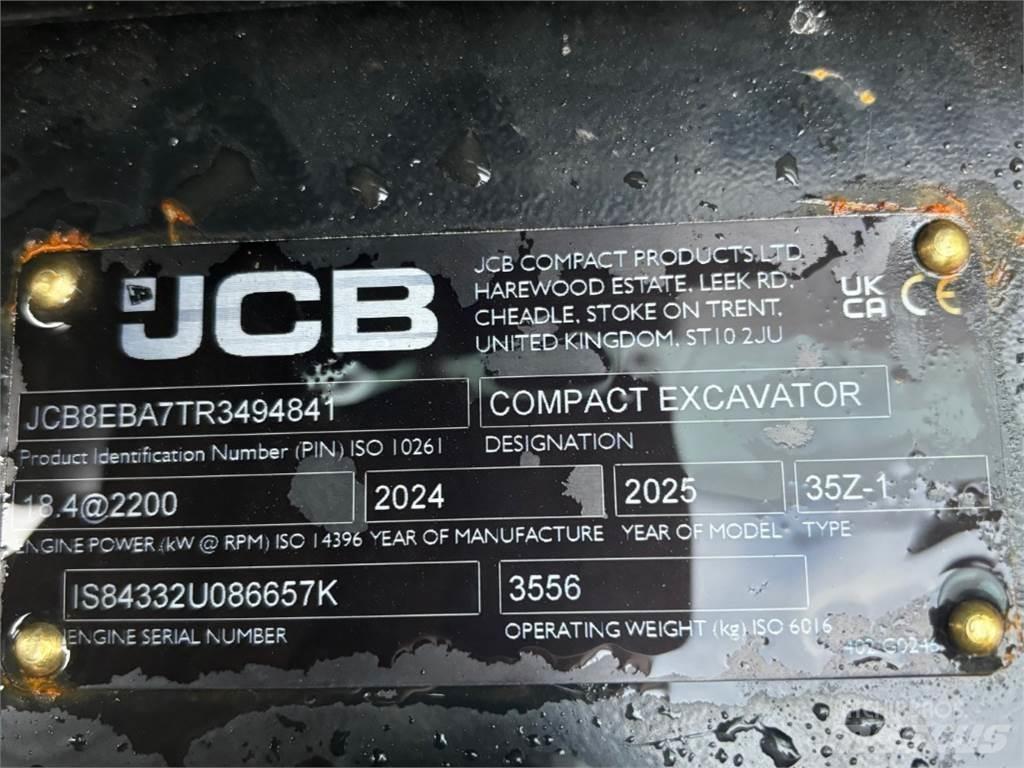 JCB 35Z-1 Mini Escavadoras <7t