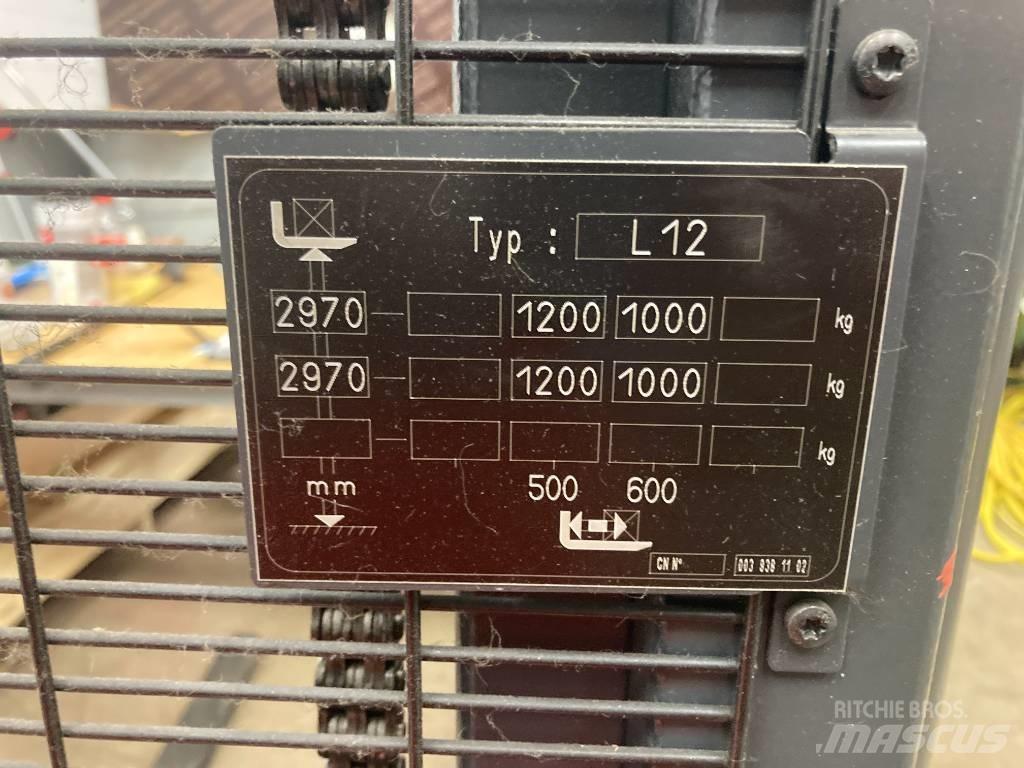 Linde L12AC Empilhador para operador externo