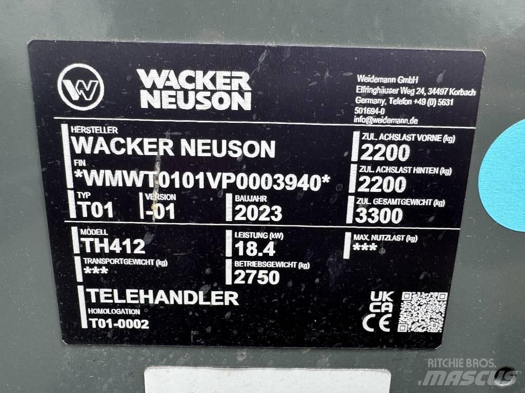 Wacker Neuson TH412 Manipuladores telescópicos