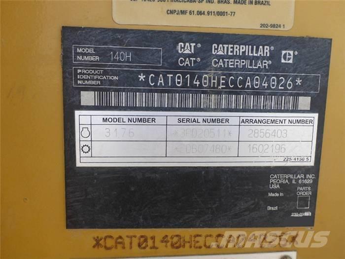 CAT 140 H Motoniveladoras