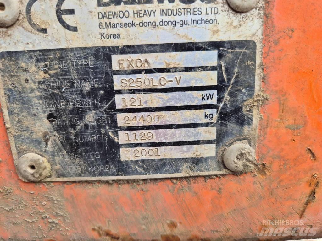 Daewoo S250 Escavadoras de rastos