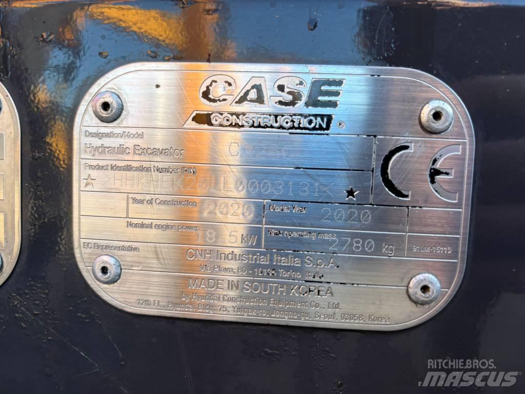 CASE CX 26 C Mini Escavadoras <7t