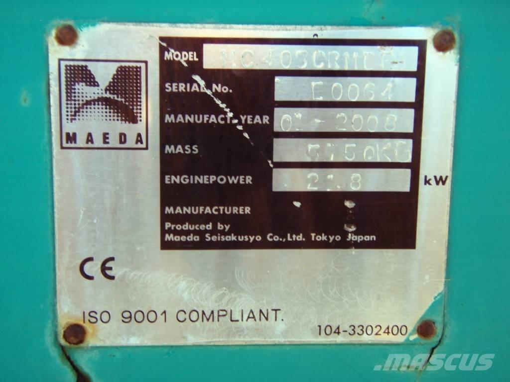 Maeda MC 405 CRME Gruas de rastos