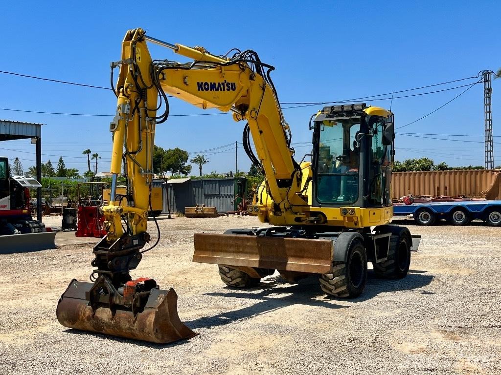 Komatsu PW 98 MR Escavadoras de rodas