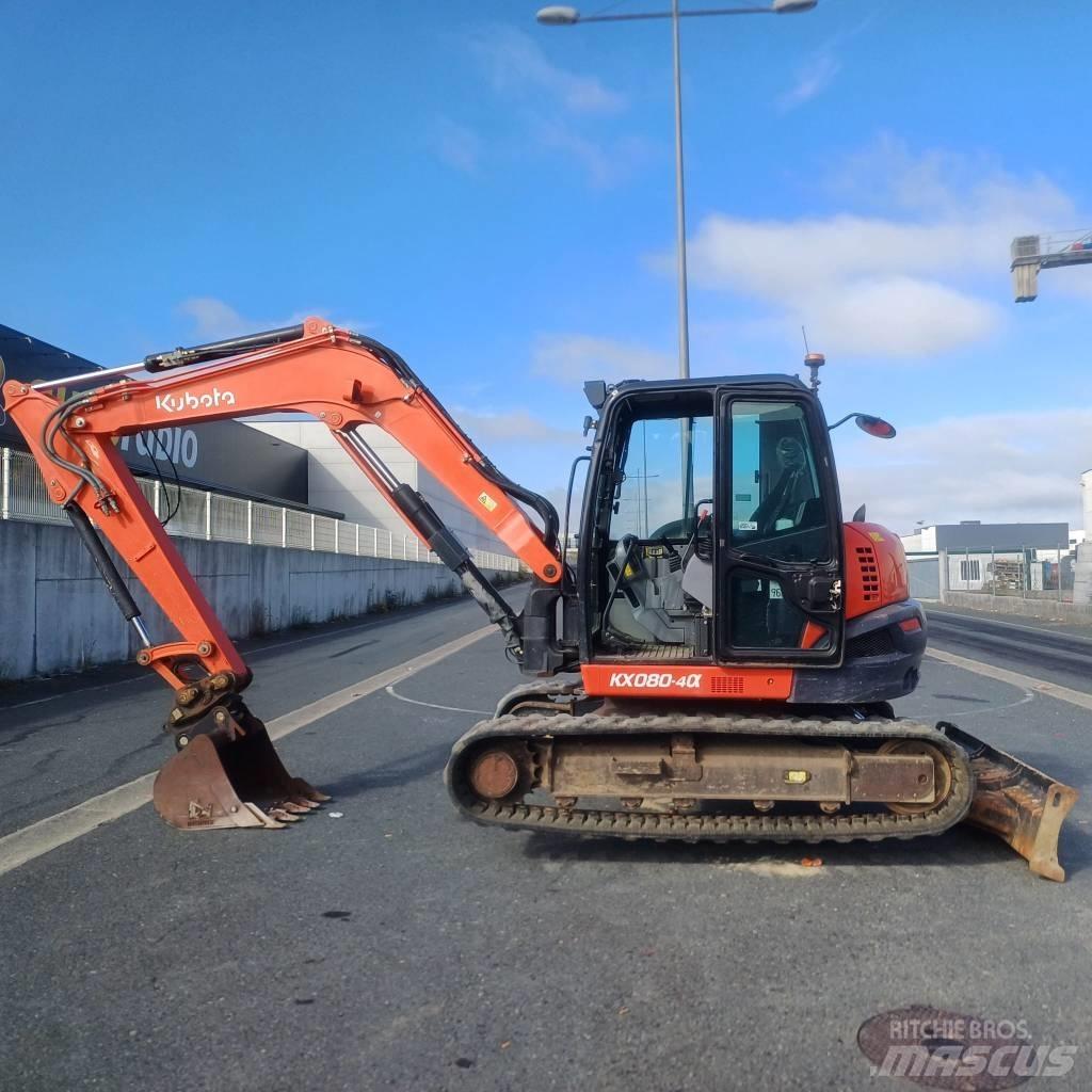 Kubota KX 080-4A Escavadoras Midi 7t - 12t