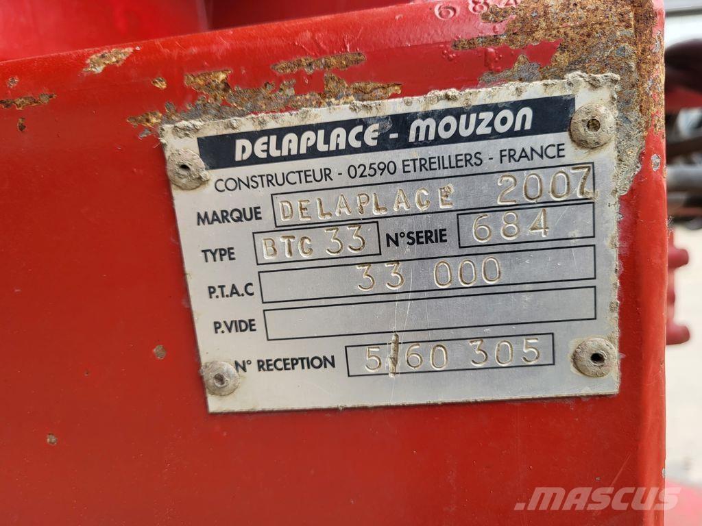 Delaplace 33 ton Reboques Agrícolas basculantes