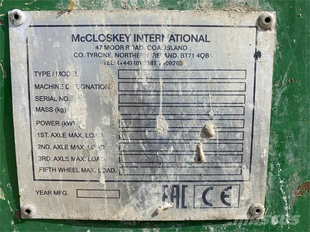 McCloskey VTS95 Britadores móveis