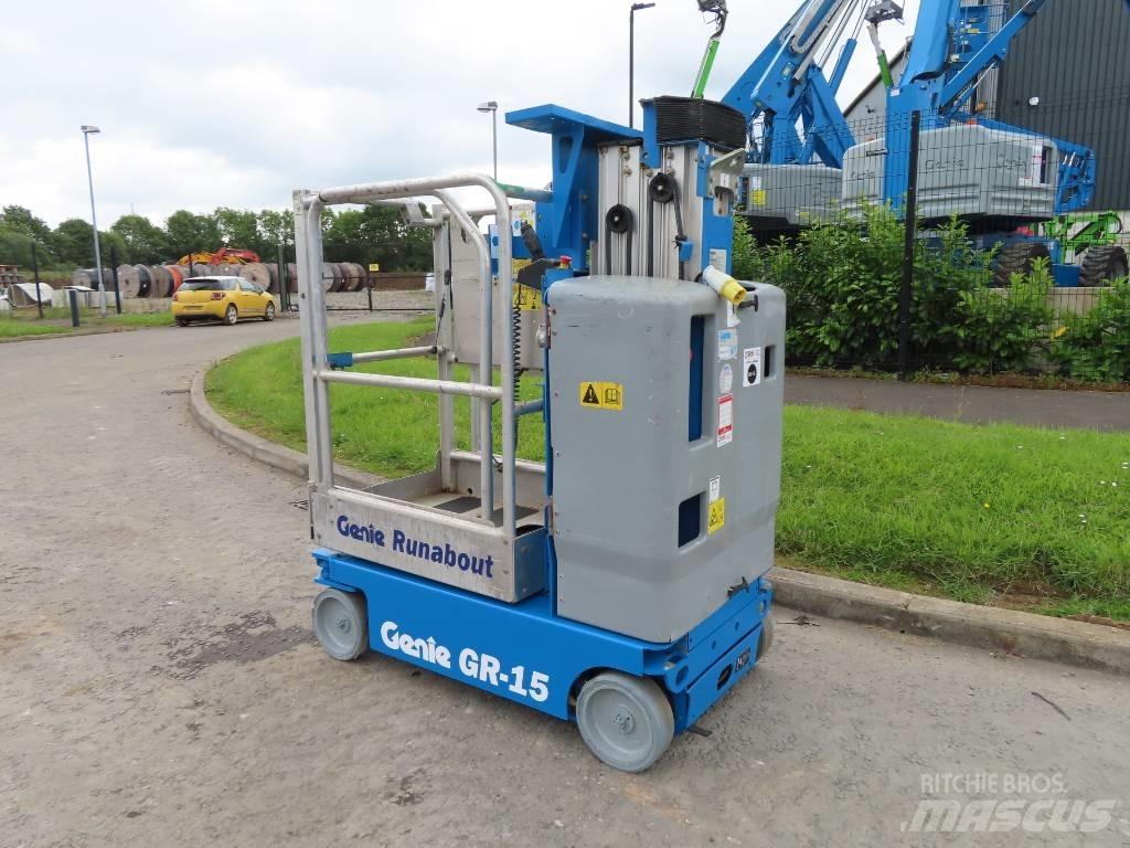 Genie GR 15 Plataformas de Mastro Vertical