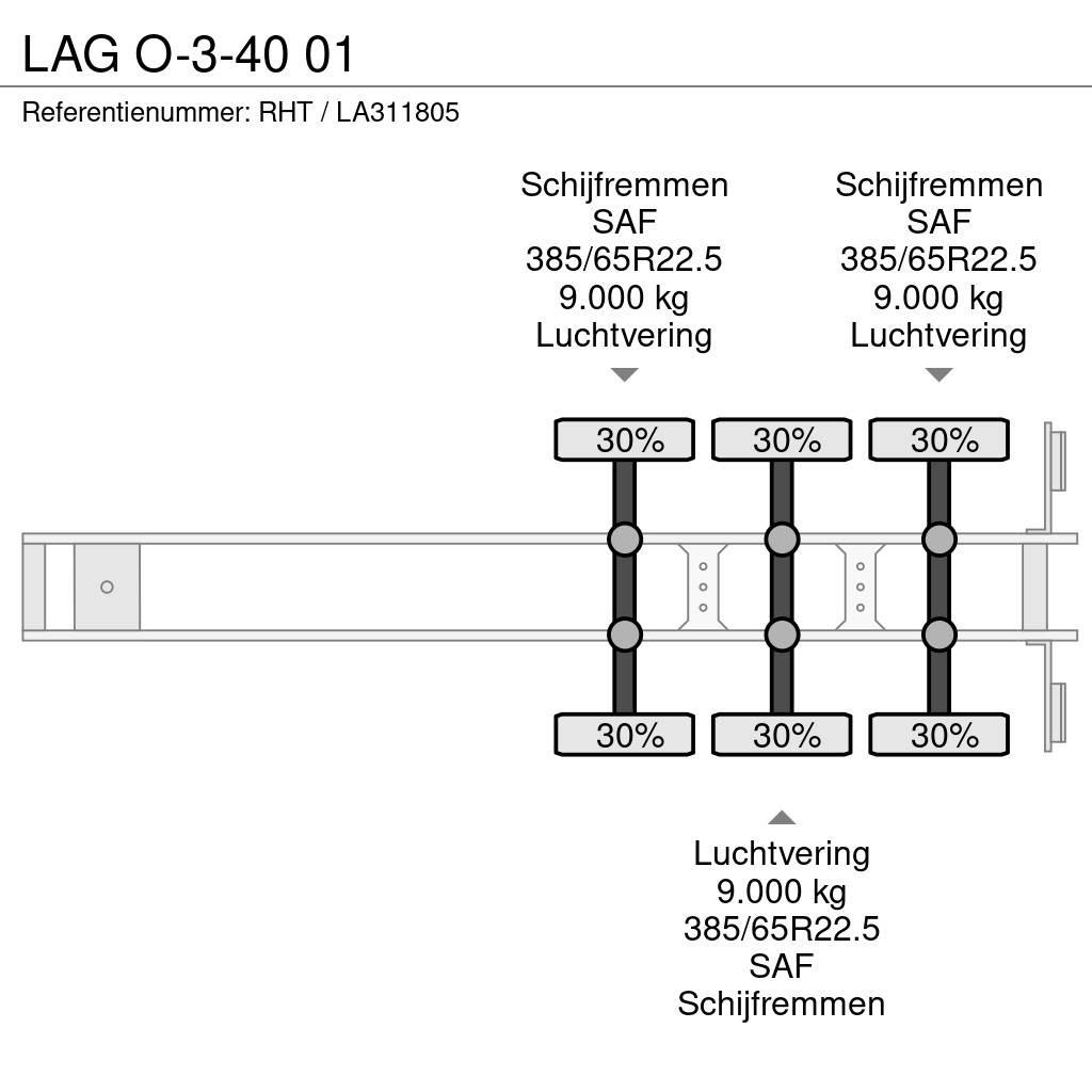 LAG O-3-40 01 Semi Reboques estrado/caixa aberta