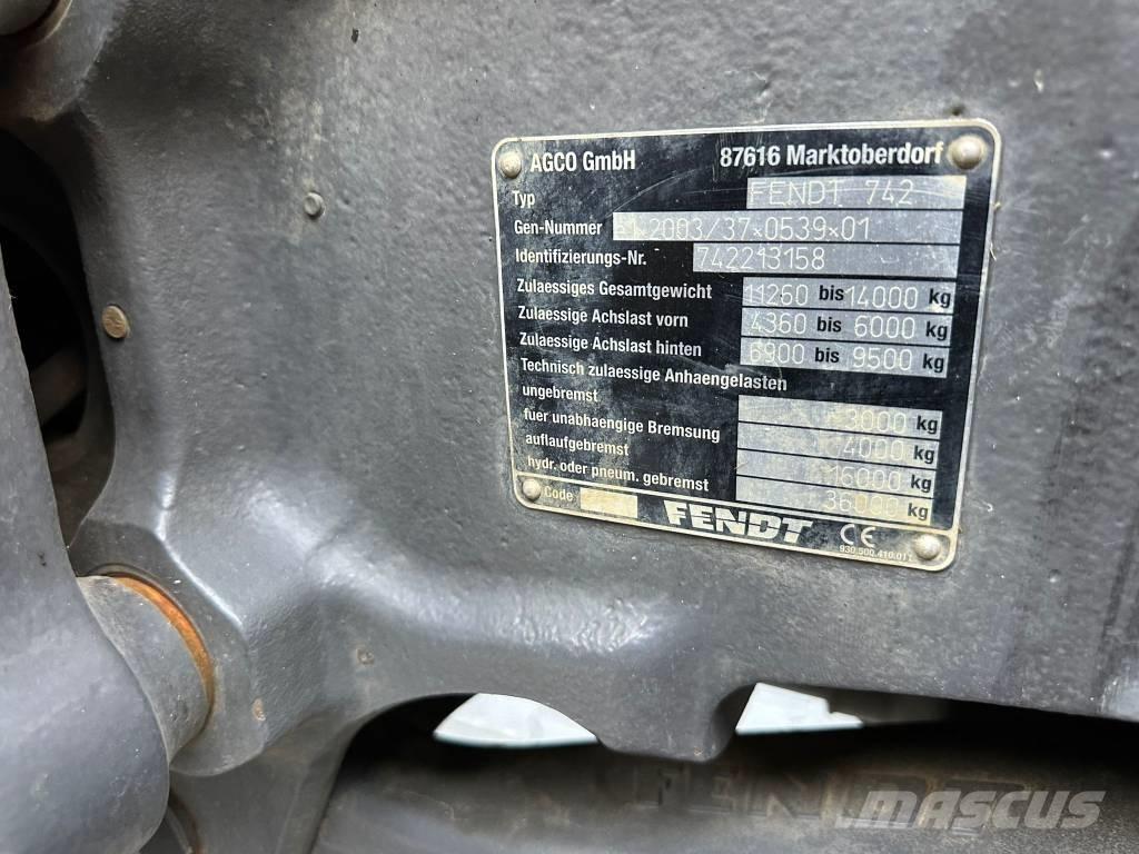 Fendt 722 Profi Plus Tratores Agrícolas usados