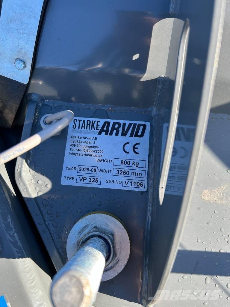 Fjärås 325 vikplog Alisador de neve