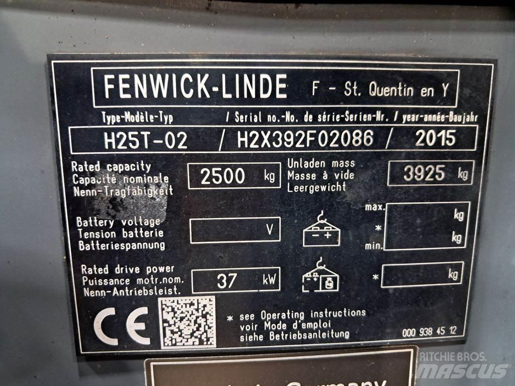 Linde H25T-02 Empilhadores a gás