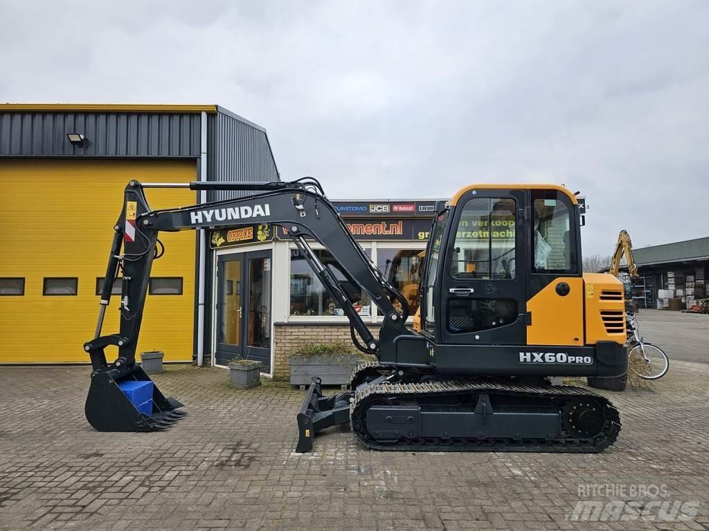 Hyundai HX60PRO Mini Escavadoras <7t