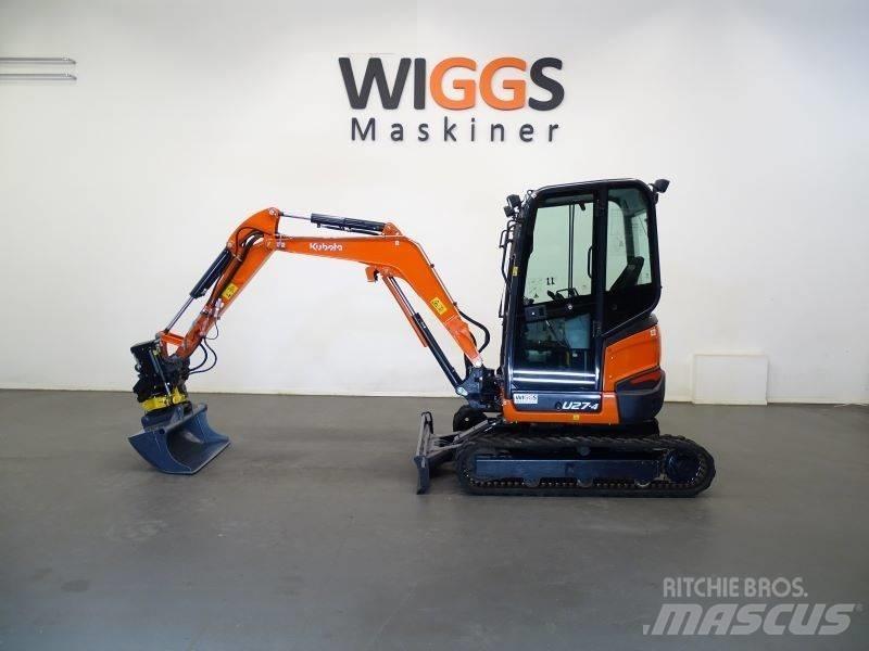 Kubota U 27-4 Mini Escavadoras <7t