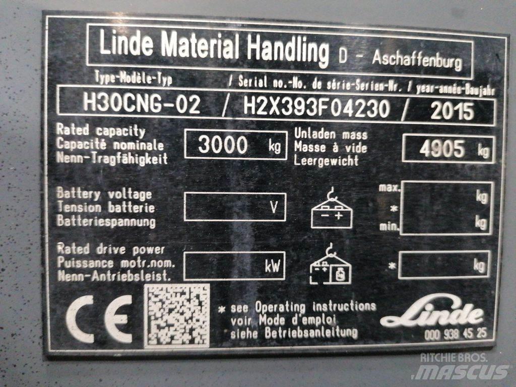 Linde H30CNG-02 Empilhadores a gás