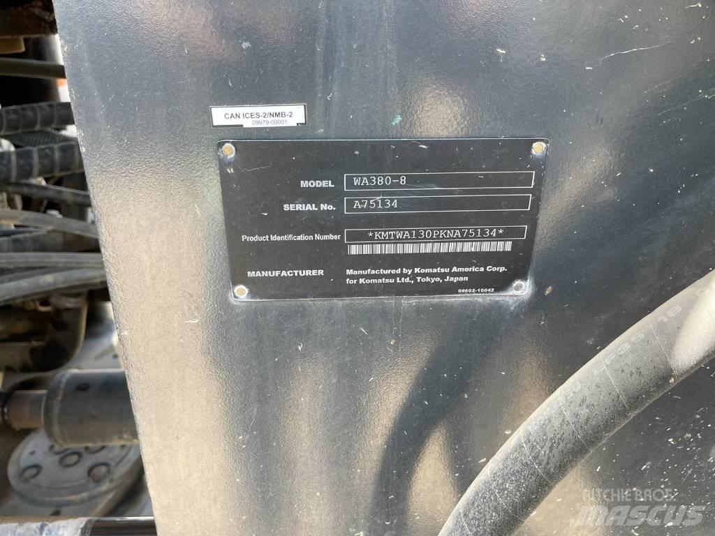 Komatsu WA 380-8 Pás carregadoras de rodas