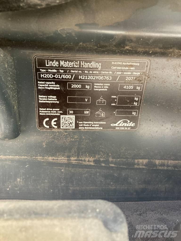 Linde H20/600D/1202 Empilhadores Diesel