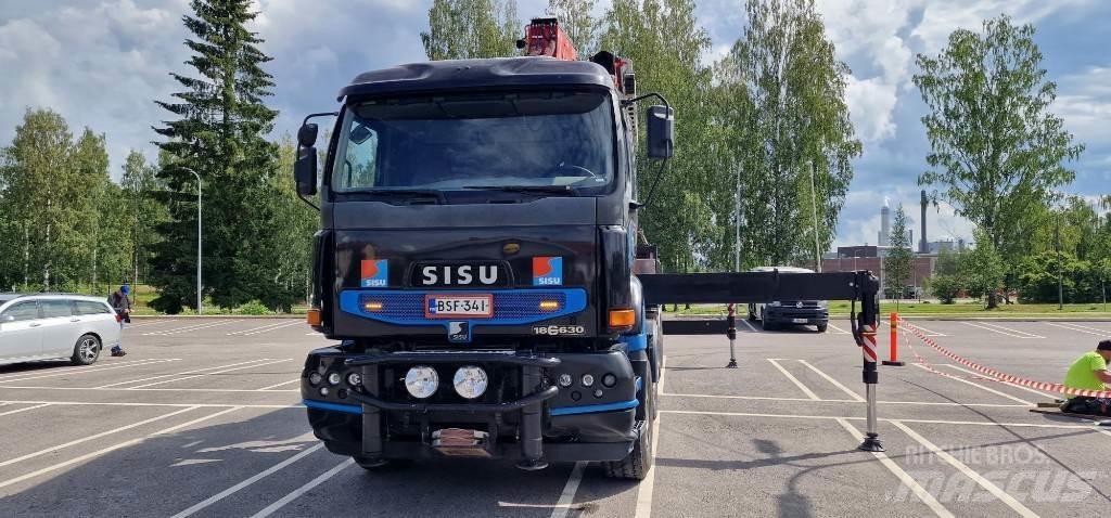 Sisu E18 630 Camiões grua
