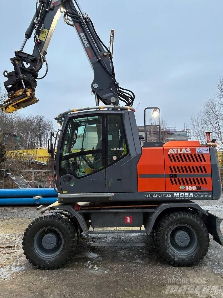 Atlas 160 W Escavadoras de rodas