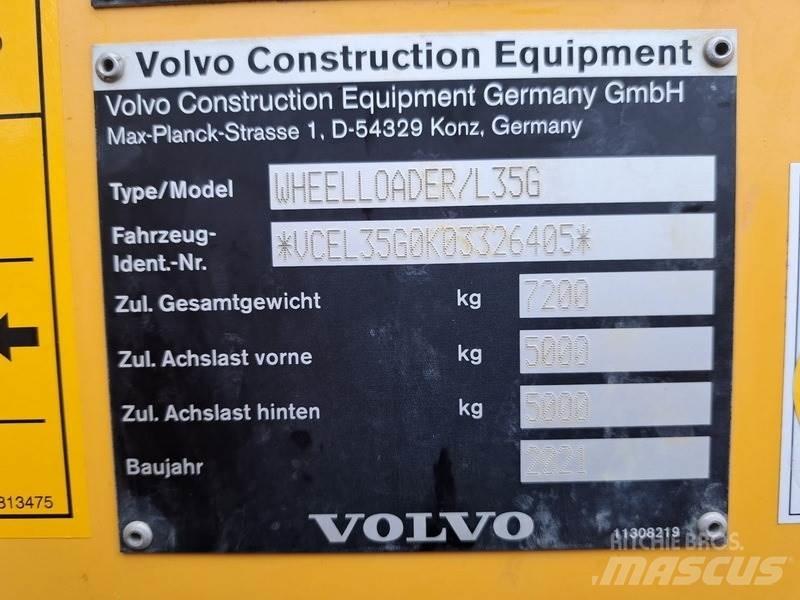 Volvo L 35 G Pás carregadoras de rodas