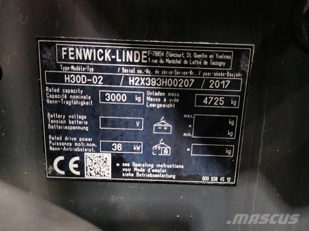 Linde H30D-02 Empilhadores Diesel