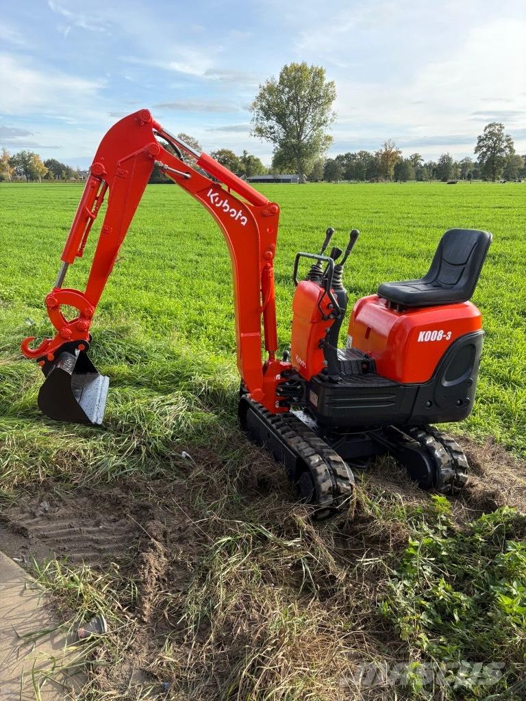 Kubota K 008-3 Mini Escavadoras <7t