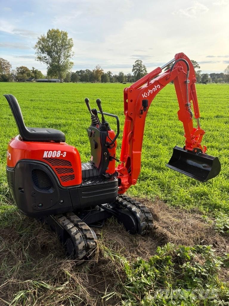 Kubota K 008-3 Mini Escavadoras <7t