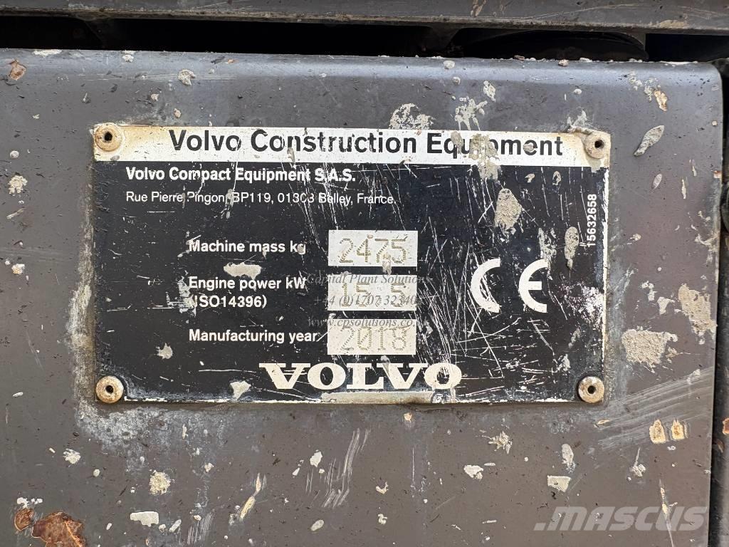 Volvo ECR 25 D Mini Escavadoras <7t