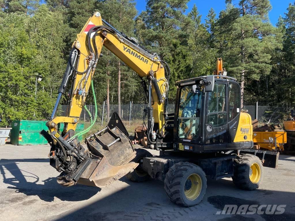 Yanmar B 95 W Escavadoras de rodas