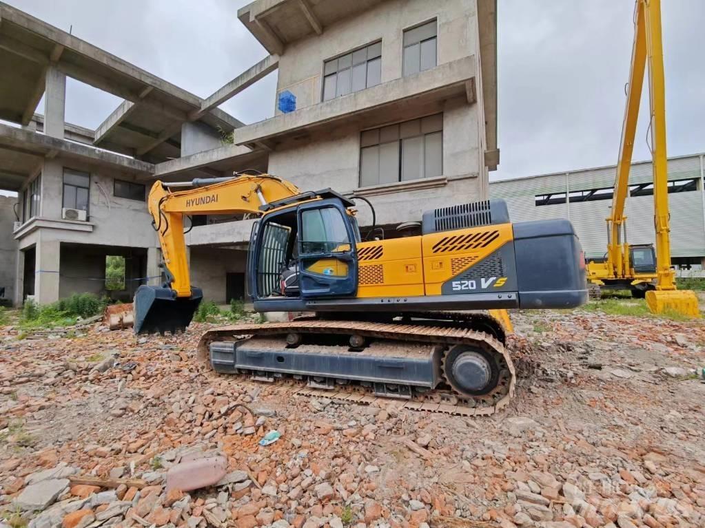 Hyundai Robex 520 VS Escavadoras de rastos