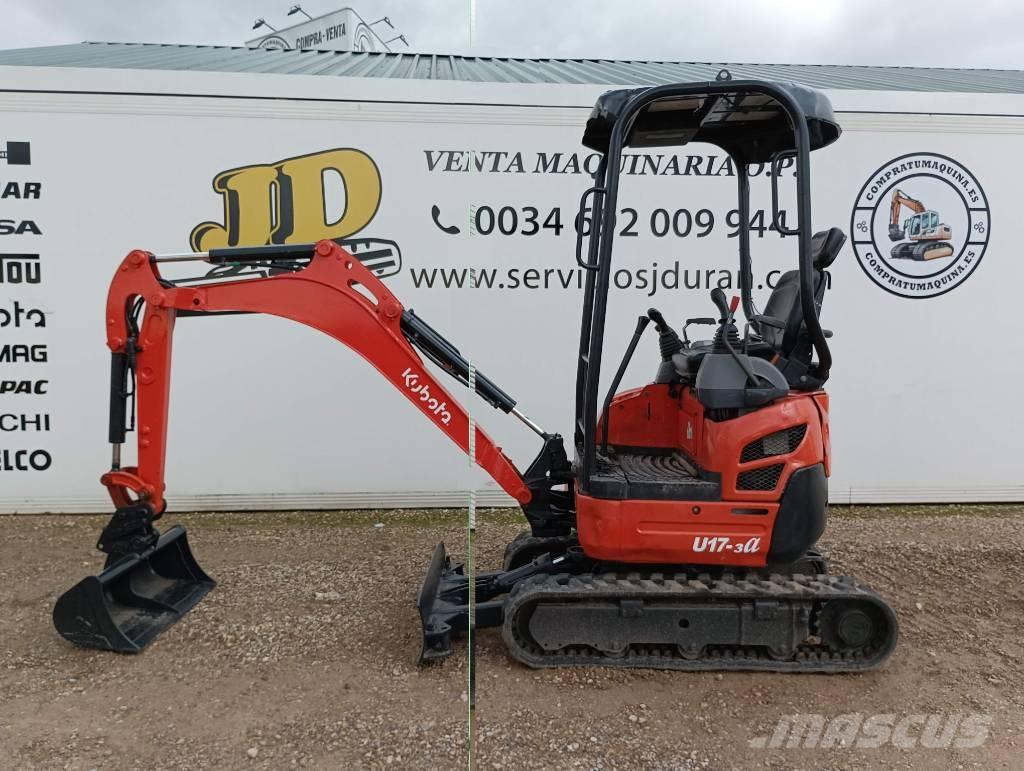 Kubota U 17-3A Mini Escavadoras <7t