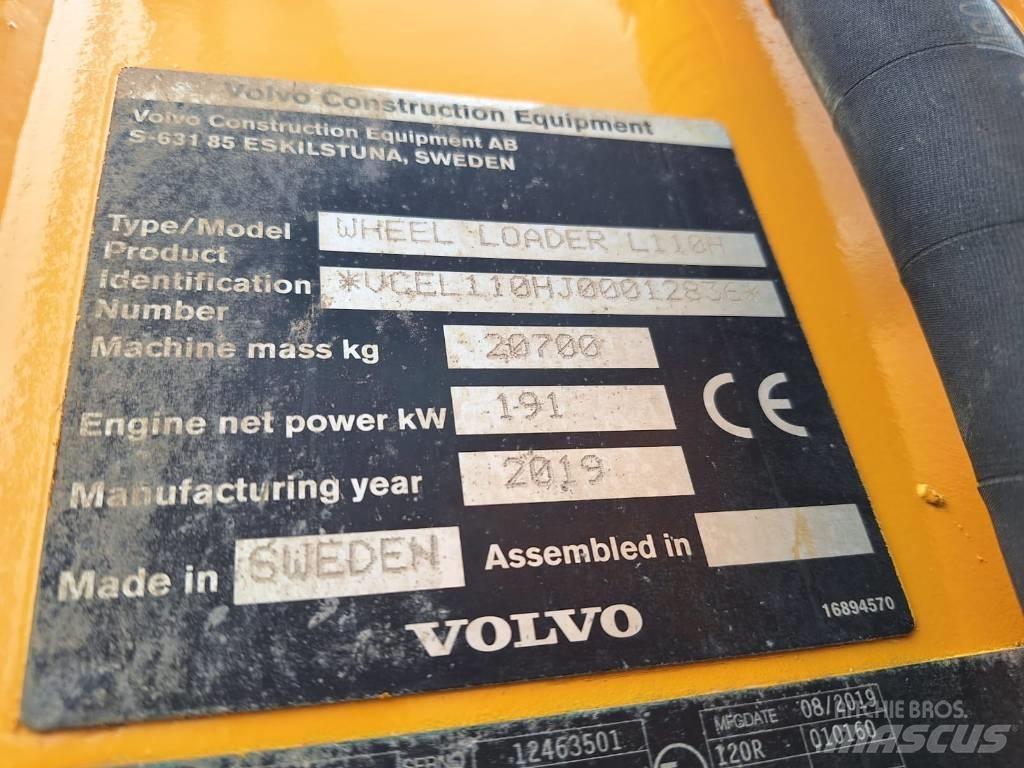 Volvo L110H VAAKA, YM Pás carregadoras de rodas