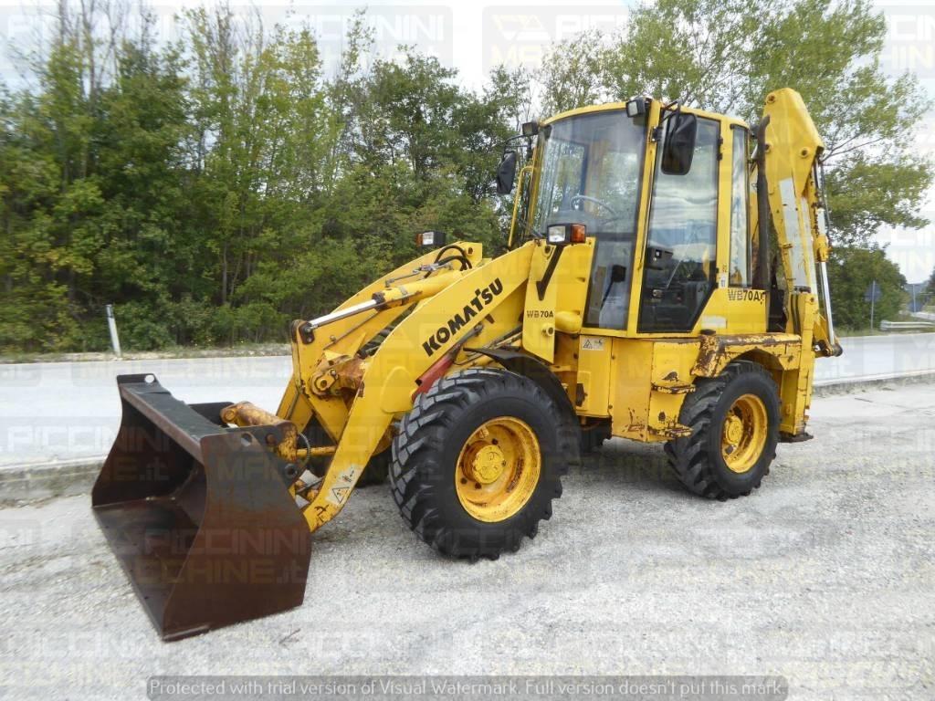Komatsu WB70A Retroescavadoras