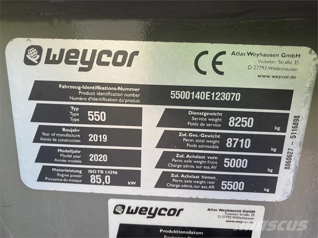 Weycor AR550 HS Carregadora multifunções