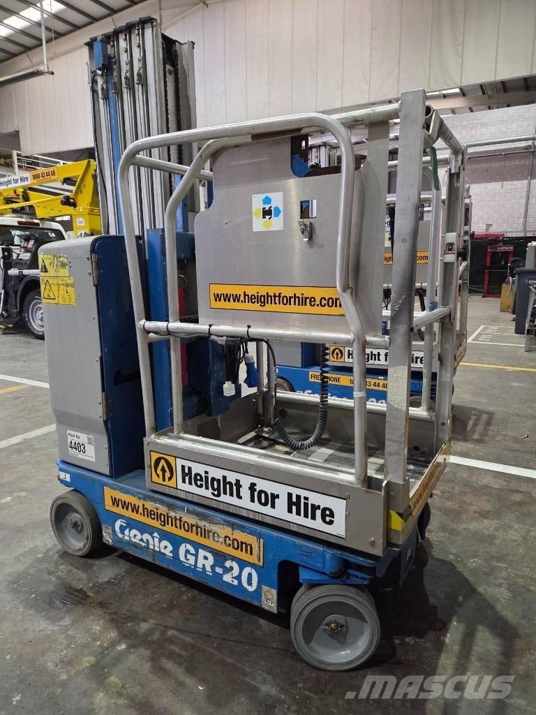 Genie GR 20 Plataformas de Mastro Vertical