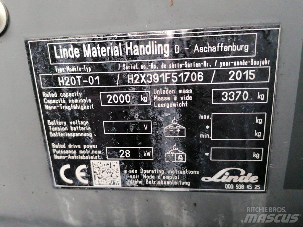Linde H20T-01 Empilhadores a gás