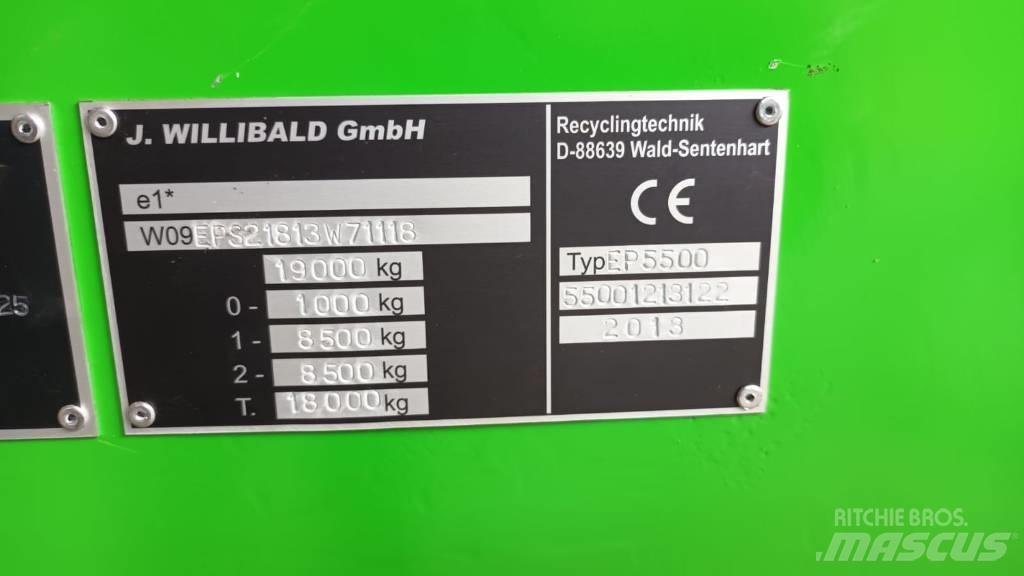 Willibald EP 5500 Trituradoras florestais