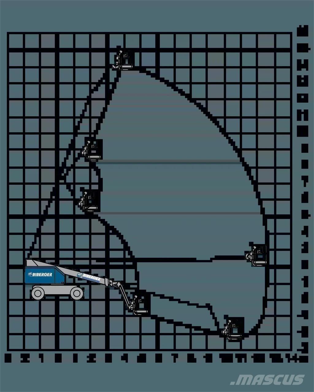 Aichi SP 14 DJ Elevadores braços Telescópicos