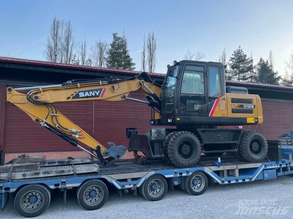 Sany SY155W Escavadoras de rodas