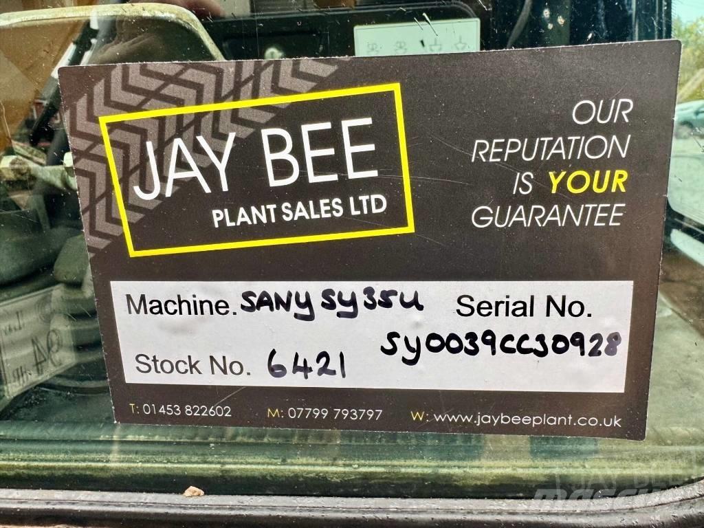 Sany SY 35 U Mini Escavadoras <7t