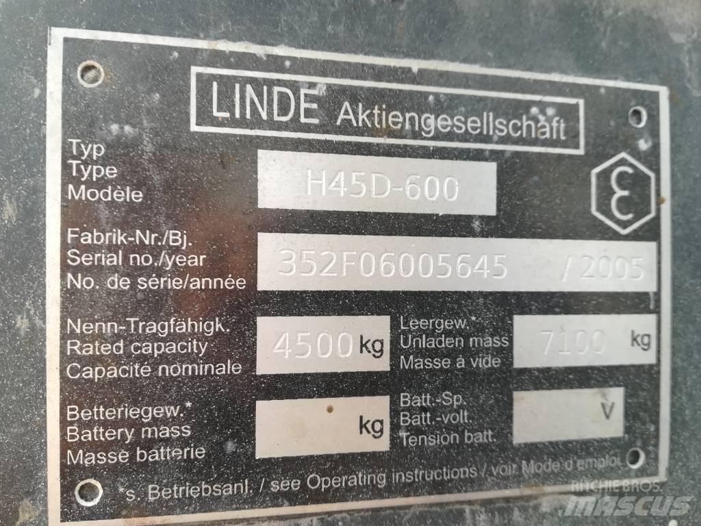 Linde H 45 D 600 Empilhadores Diesel
