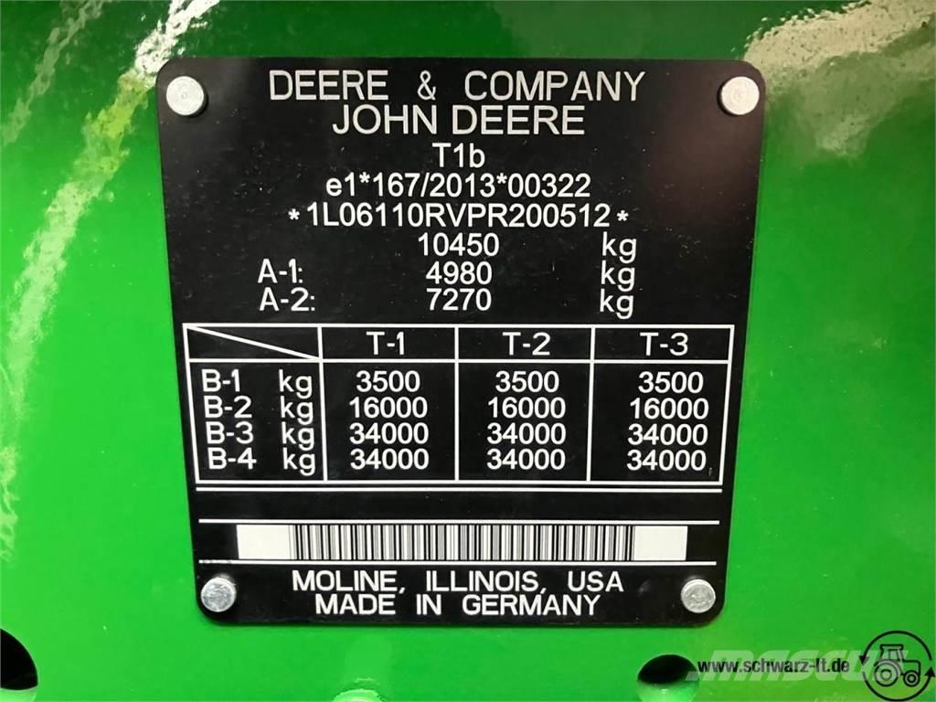 John Deere 6R 110 Tratores Agrícolas usados