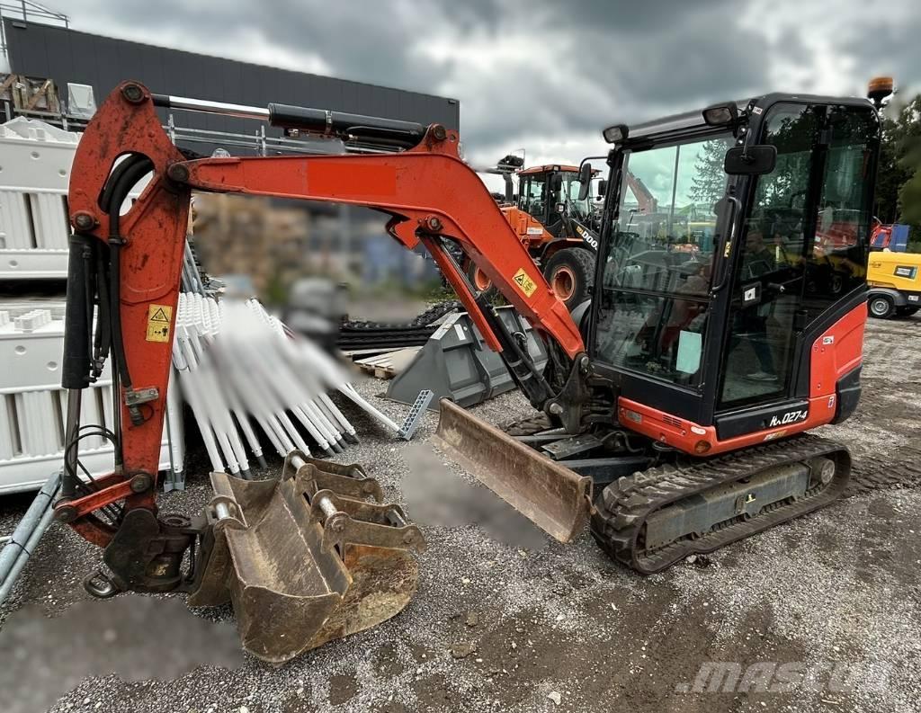 Kubota KX 027 Mini Escavadoras <7t