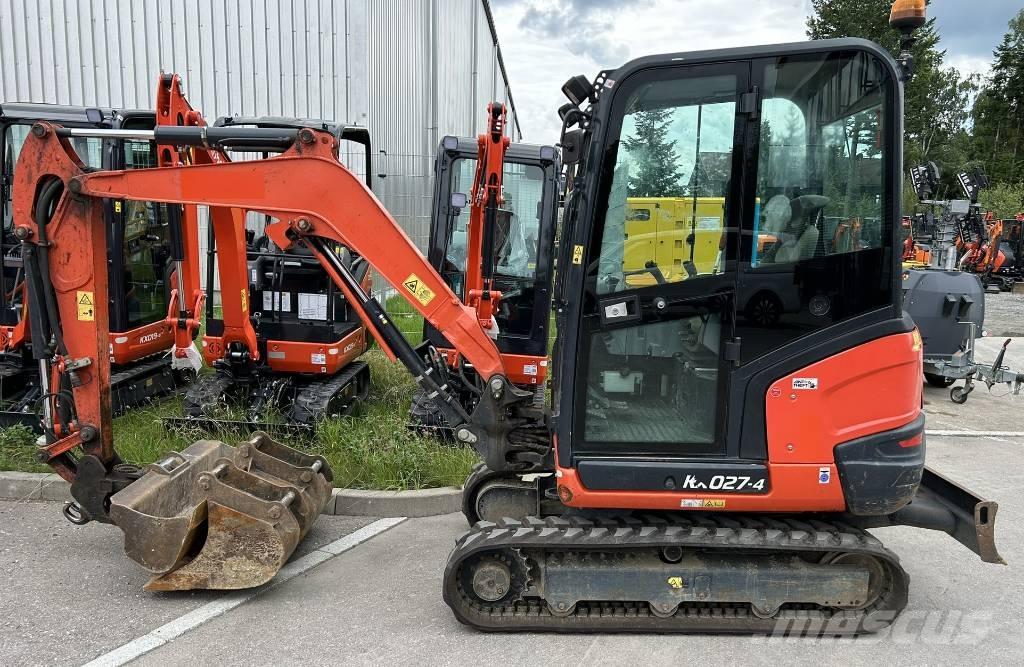 Kubota KX 027 Mini Escavadoras <7t